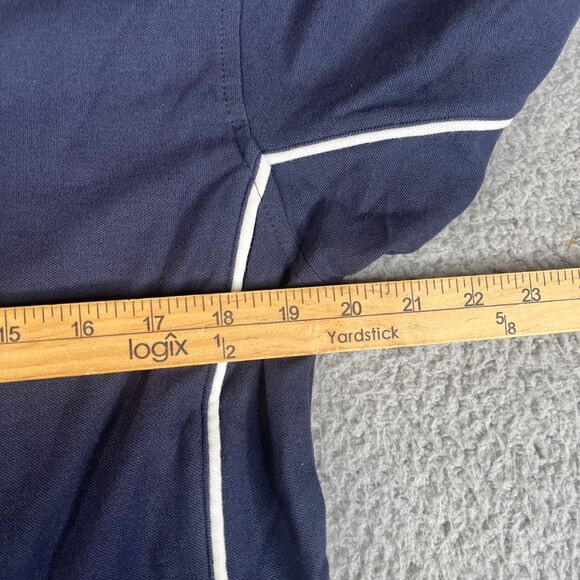 IZOD Polo Shirt Mens Small Blue White Performance XFG Golf - Picture 9 of 9